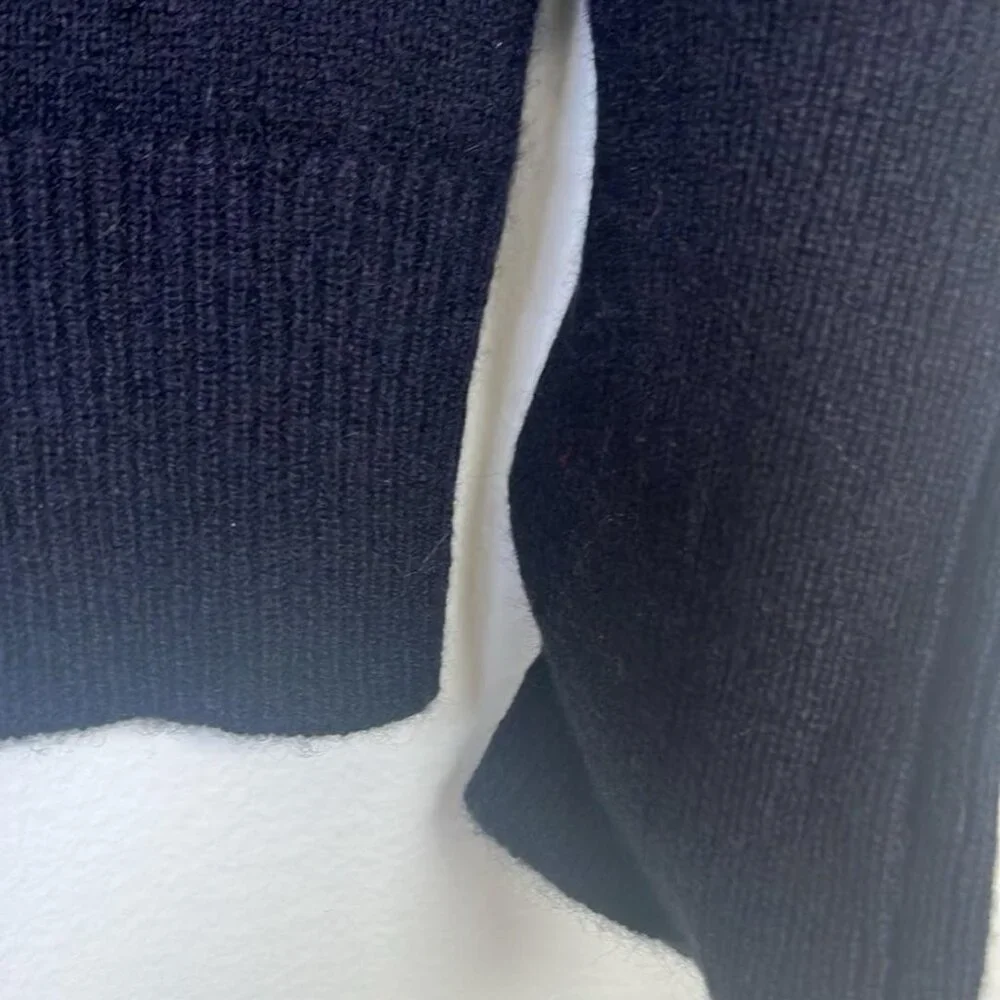 Nordstrom's‎ 100% Cashmere Black Turtleneck Sweater SZ XS Lagenlook Quiet Luxury
